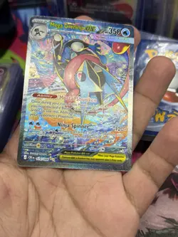 ENGLISH Mega Greninja EX SIR 116/086. Plus Full Art Variant/Trainer Card. - Image 3