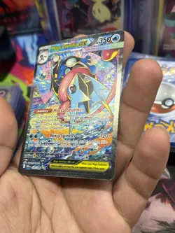 ENGLISH Mega Greninja EX SIR 116/086. Plus Full Art Variant/Trainer Card. - Image 5