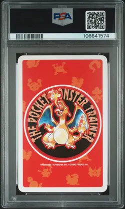 1996 POKEMON RED VERSION PLAYING CARDS 4 OF DIAMONDS #145A ZAPDOS PSA 10 - Image 2