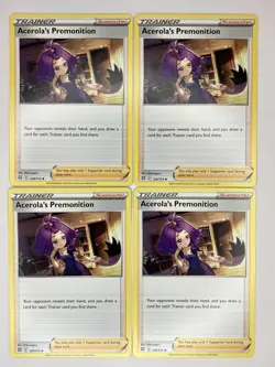 Acerola's Premonition Playset 129/172 4X Brilliant Stars Pokemon TCG Regular - Image 1