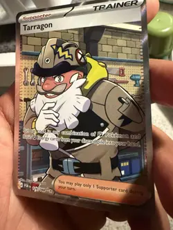 Tarragon Trainer Supporter Full Art Foil 116/088 POR Pokemon Card - Image 2