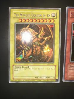 YMA, JMP, DOD Yugioh Egyptian God Cards Lot - Image 2