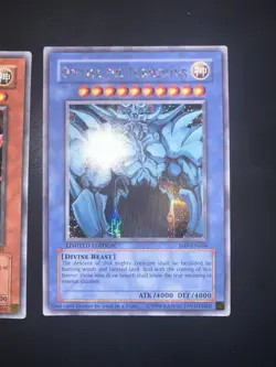 YMA, JMP, DOD Yugioh Egyptian God Cards Lot - Image 4