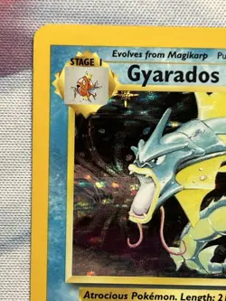 Gyarados 6/102 Holo Unlimited 1999 Base Set Rare Vintage WOTC Pokemon Card LP - Image 3