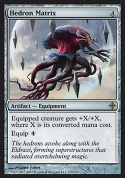 Hedron Matrix -Foil Medium Play MTG Rise of the Eldrazi - Image 1
