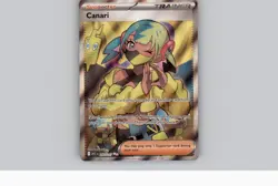 Pokemon TCG Canari Full Art Holo Rare Trainer-Supporter Card 257/217 2024 - Image 1