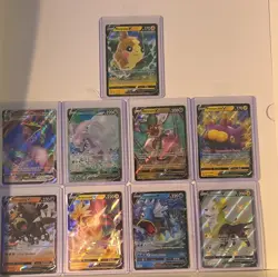 Pokemon v full art holo set 9 card lot english vmax goodra gyarados morpeko - Image 1