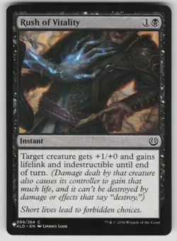 Rush of Vitality Common The List Reprints 099/264 MTG Near Mint 2020 - Image 1