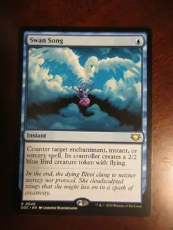 Magic The Gathering Commander Edge of Eternities SWAN SONG MTG 46 - Image 1