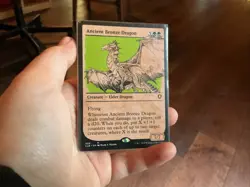 Ancient Bronze Dragon (Showcase) Commander Legends: Battle for Baldur's Gate NM - Image 1