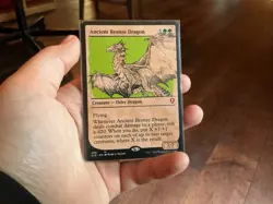 Ancient Bronze Dragon (Showcase) Commander Legends: Battle for Baldur's Gate NM - Image 4