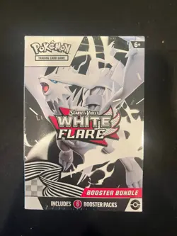 Pokemon WHITE FLARE Booster Bundle Box New Factory Sealed Cards 6 Packs TCG - Image 1