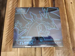Phantasmal Flames Pokemon Center Exclusive ETB - Small Tear - Image 1