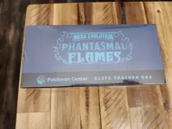 Phantasmal Flames Pokemon Center Exclusive ETB - Small Tear - Image 2