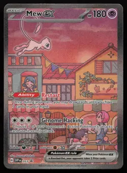 Mew ex 053 Holo Promo Scarlet & Violet 151 UPC Promo Pokemon English LP - Image 1