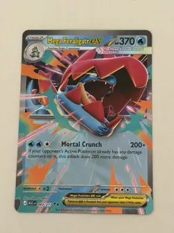 Mega Feraligatr ex 043/217 Double Rare Ascended Heroes Pokemon Near Mint - Image 1