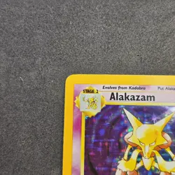 Alakazam Base Set 1/102 Holo Rare Pokemon TCG Vintage WoTC – LP+ - Image 5