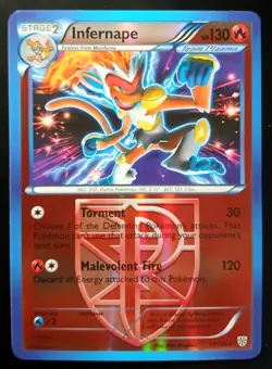 Pokemon Infernape Reverse Holo B&W Plasma Storm RARE 17/135 Never Played NM - Image 1