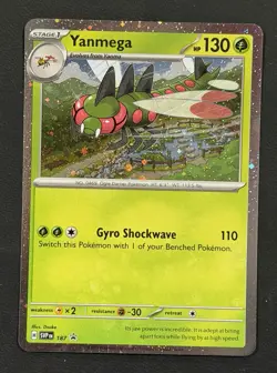 Pokemon Yanmega SVP 187 PROMO Cosmos Holo 🌀 - Image 1