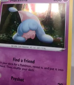 Pokemon TCG Hatenna SWSH040 Sword & Shield Black Star Promo Cosmos Holo * SWIRL - Image 3