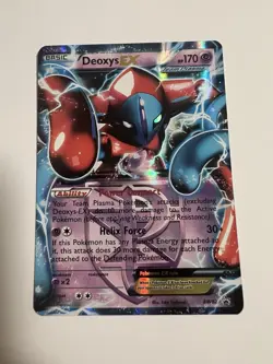 Pokemon - Deoxys-EX BW82 Pokemon Promos (2013) - Team Plasma Holo Promo - NM - Image 1
