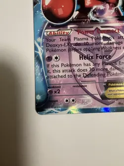 Pokemon - Deoxys-EX BW82 Pokemon Promos (2013) - Team Plasma Holo Promo - NM - Image 4
