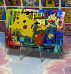 Pokemon Holo Vintage Pocket Monsters Vending Prism Sticker Nintendo collections - Image 2