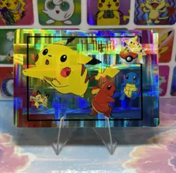 Pokemon Holo Vintage Pocket Monsters Vending Prism Sticker Nintendo collections - Image 3