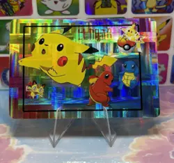 Pokemon Holo Vintage Pocket Monsters Vending Prism Sticker Nintendo collections - Image 4