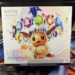Pokemon TCG Prismatic Evolutions ETB Elite Trainer Box SEALED - Image 1