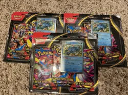 1x Pokemon Mega Evolution - Golduck 3-Pack Booster Blister Factory Sealed - Image 1