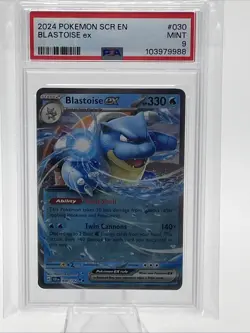 Mint 2024 POKEMON SCR EN-STELLAR CROWN 030 BLASTOISE EX - PSA 9 - Image 1