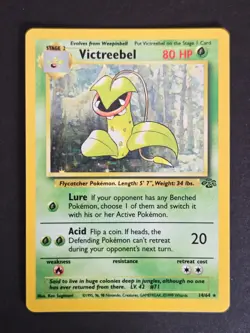 Pokemon Victreebel Jungle 14/64 Holo Unlimited Holo Rare - Image 1