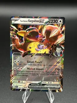 Team Rocket's Kangaskhan EX 162/217 Pokemon Ascended Heroes TCG - Image 1