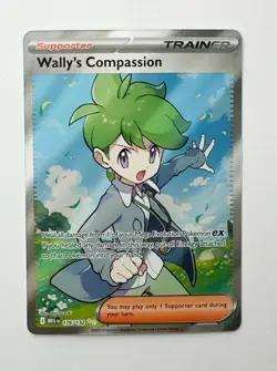 Pokemon TCG Wally's Compassion Trainer Ultra Rare Full Art 176/132 MEGA EVO - Image 1