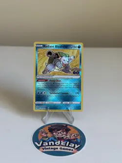 Radiant Blastoise 018/078 Pokemon GO Holo Near Mint - Image 1