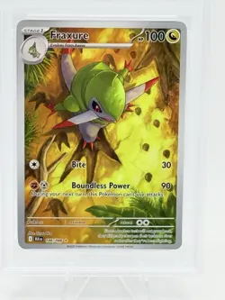 2025 POKEMON BLK EN-BLACK BOLT ILLUSTRATION RARE #146 FRAXURE PSA 9 - Image 2