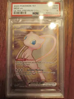 2023 POKEMON 151 ULTRA-PREMIUM COLLECTION #205 MEW EX PSA 9 - Image 1