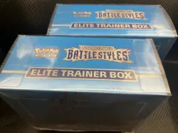 SET OF 2 Pokemon Sword and Shield Battle Styles Elite Trainer Box 820650808357 - Image 2