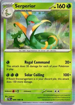 006/088 Serperior Holo Pokemon TCG Perfect Order English NM - Image 1