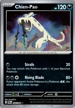054/088 Chien-Pao Holo Pokemon TCG Perfect Order English NM - Image 1