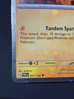 2026 POKEMON TEF EN-TEMPORAL FORCES #051 PIKACHU POKEMON DAY 2026 COLLECTION - Image 3
