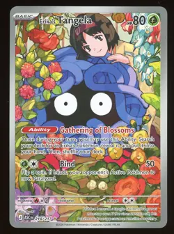 2026 Pokemon TCG Erika's Tangela Illustration Rare Holo 218/217 ASC EN - Image 1