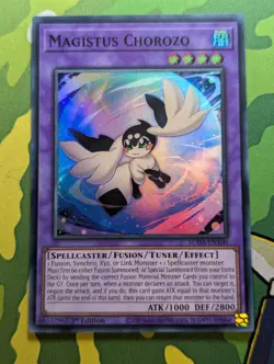 Magistus Chorozo SUDA-EN100 Super Rare 1st Edition YuGiOh TCG Card - Image 1