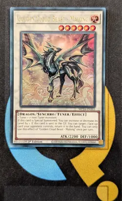 MP24-EN203 Golden Cloud Beast - Malong Ultra Rare 1st Edition YuGiOh - Image 1