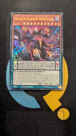 BLZD-EN011 Nervedo the Shadebeast Power Patron x3 Ultra Rare 1st Ed YuGiOh - Image 2