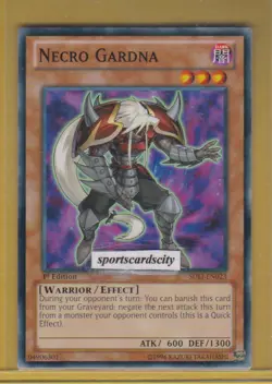 3 x NECRO GARDNA - (SDLI-EN023) - Common - 1st - Yu-Gi-Oh Realm of Light - Image 1