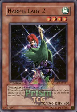 1st Ed Harpie Lady 2 SD8-EN014 Yugioh - Image 1