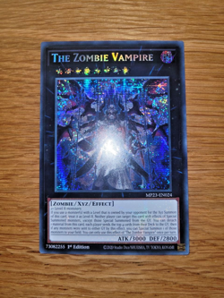 YuGiOh The Zombie Vampire MP23-EN024 Secret Rare English 1st Edition - Image 1