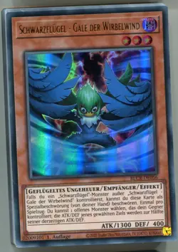 Yu-GI-OH Schwarzflugel Gale der Wirbelwind Ultra Rare BLCR-DE056 - Image 1